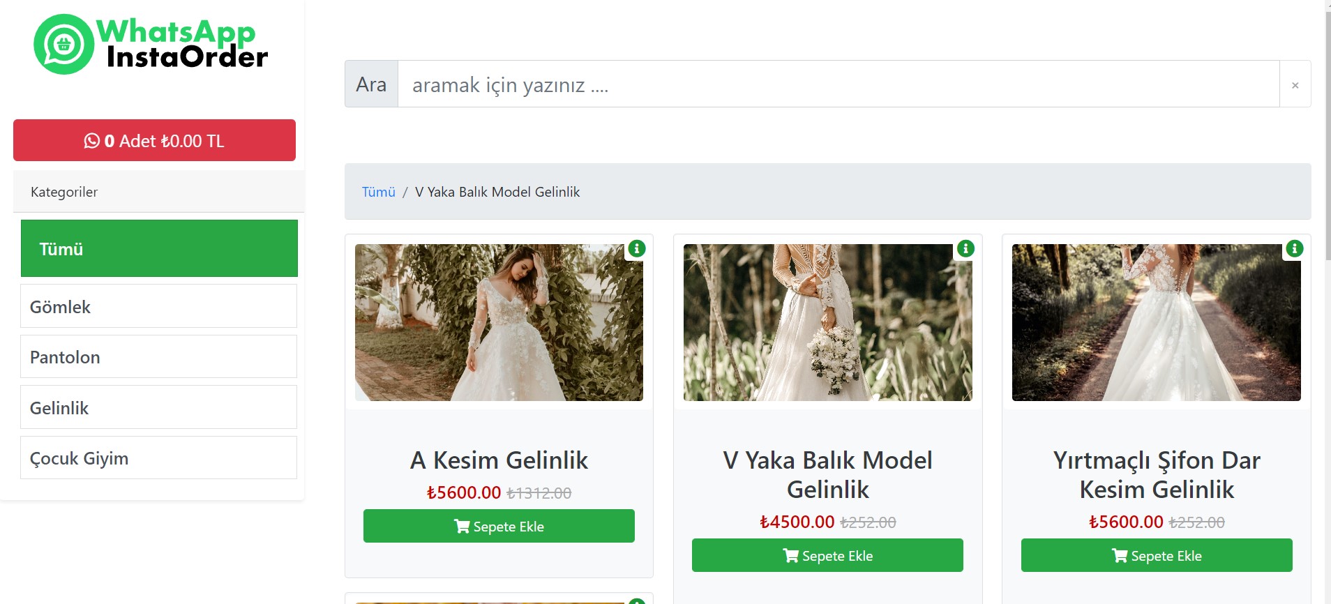 Butik Sitesi Scriptti